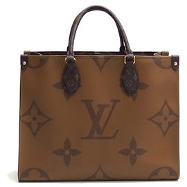 Louis Vuitton Monogram Giant Reverse OnTheGo MM Marrone Marrone scuro