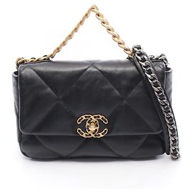 Borsa a Spalla Chanel 19 Dixneuf Matelassé Nero