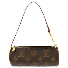 Louis Vuitton Papillon Pochette Monogram Canvas Mini Marrone