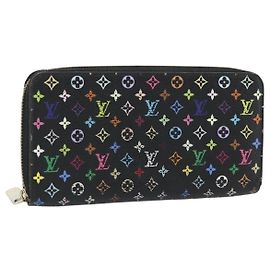 Louis Vuitton Aerogram Zippy Wallet Leather Vertical Black