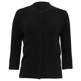Balenciaga Strickjacke aus schwarzem Kaschmir Schwarz