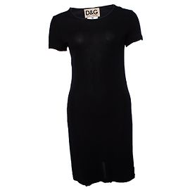 Dolce & Gabbana, robe extensible noire Noir