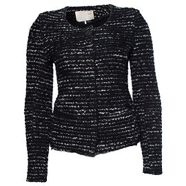 IRO, black and white boucle jacket Multiple colors