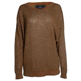By Malene Birger Von Malene Birger, goldener Strickpullover Golden Metallisch