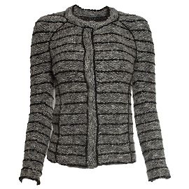 Isabel Marant Etoile, grey and black tweed jacket Multiple colors