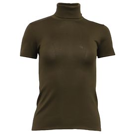Pull à col roulé Ralph Lauren Purple Label en soie vert olive Vert Vert olive