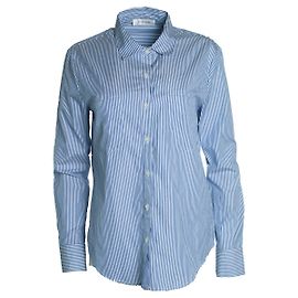 Anine bing, camicia a righe blu e bianca Multicolore