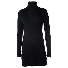 Equipment, Strickkleid mit Rollkragen in Blau Blau