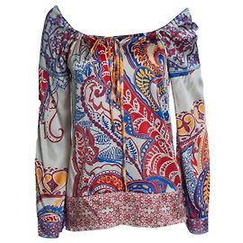Hale Bob, camicetta con stampa paisley Multicolore
