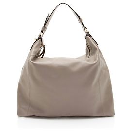 Sac Hobo Ana en cuir Jimmy Choo Marron Beige