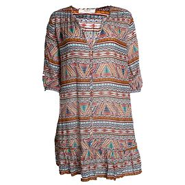 Ba&sh, ethnic printed poppy multi dress Multiple colors