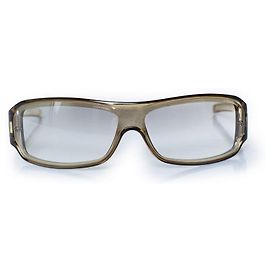 Gucci, Oliver green vintage shield sunglasses Green