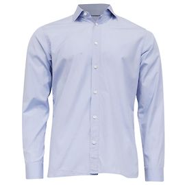 Ermenegildo Zegna Z Zegna Button-Down Langarmhemd aus blauer Baumwolle Blau