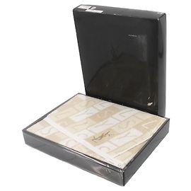 Saint Laurent Strohhut mit breiter Krempe Beige