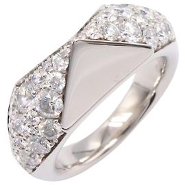 Anillo de Sello para Mujer Prada en Oro Blanco de 18K Plata Otro
