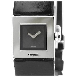 Reloj para mujer Chanel Matelasse Steel Leather Quartz H0116 Otro