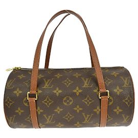 Sac à main Louis Vuitton Papillon Monogram Canvas 26 Marron
