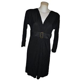 Philosophy di Alberta Ferretti Schwarzes Kleid Schwarz