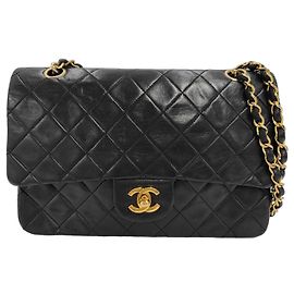 Chanel Timeless - Borsa Classic Double Flap in pelle medium Nero