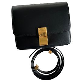 Céline Celine Borsa Box Small in pelle nera Nero