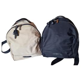 Lancel June Backpack Black Nylon Black