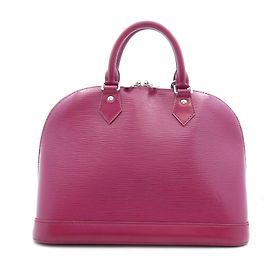 Sac à main Louis Vuitton Alma en cuir Epi PM Bordeaux