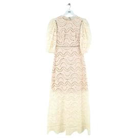 Zimmermann Vestido blanco Blanco