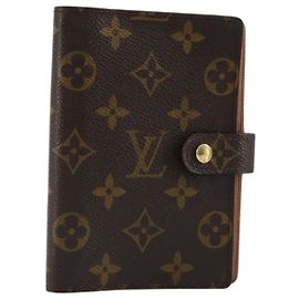 LOUIS VUITTON Monogram Agenda PM Day Planner Cover R20005 LV Auth BA12775 Monogram