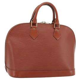 Borsa LOUIS VUITTON Epi Alma Marrone M52143 LV Auth 181467V Marrone