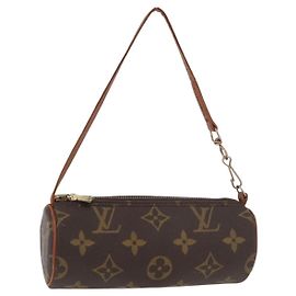 LOUIS VUITTON Monogram Papillon Pouch LV Auth 179810 Monograma