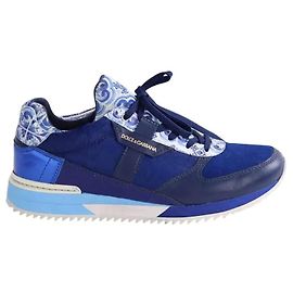 Dolce & Gabbana Blaue Sneaker Blau