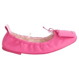 Sapatilhas Roger Vivier em pele rosa Rosa