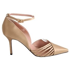 Alberta Ferretti Saltos dourados Dourado