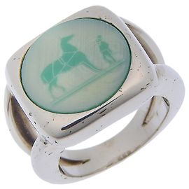 Hermès Anello Corozo Hermes in Argento 925 Altro