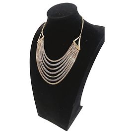 Autre Marque Collar multifilo UNOAERRE en bronce chapado en oro y chapado en plata Plata Dorado