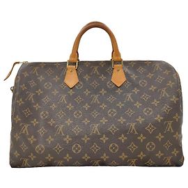 Sac à main Louis Vuitton Speedy Monogram Canvas 40 Marron