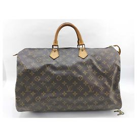 Bolsa Louis Vuitton Speedy Monogram Canvas 40 Marrom