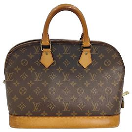 Bolsa Louis Vuitton Alma Monogram Canvas PM Bege
