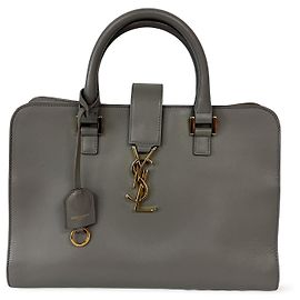 Cabas en cuir Saint Laurent Convertible Monogram Medium Marron