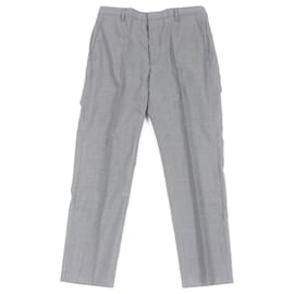 Prada Virgin wool Pants Brown Grey