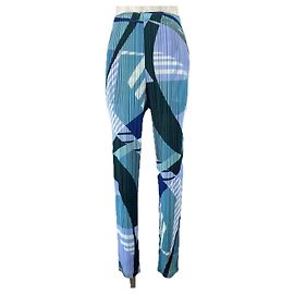 Issey Miyake PLEATS PLEASE Pantalon en polyester plissé Multicolore