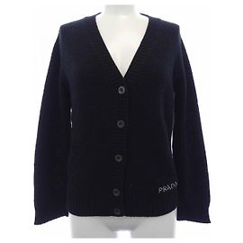 Prada Cashmere Blend Cardigan Black