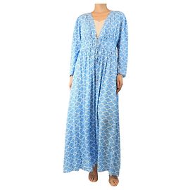 Melissa Odabash Blue Farrah kaftan - size M Blue