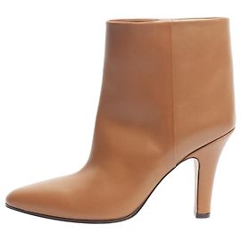 The row Fawn Pruden 90 leather ankle boots - size EU 38.5 Brown