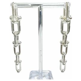 Tiffany & Co Boucles d'oreilles puces Tiffany HardWear Graduated Link Argenté