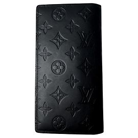 Louis Vuitton Monogram Shadow Portefeuille Brazza Nero