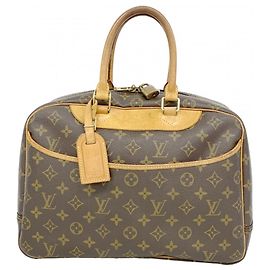 Louis Vuitton Monogram Deauville Handtasche Braun