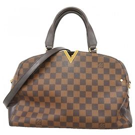 Sac bowling Louis Vuitton Damier Kensington N41505 Damier ebène