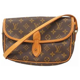 Bolsa de Ombro Louis Vuitton Monogram Gibeciere PM Marrom