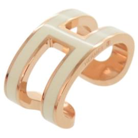 Hermès Hermes Pop H White Ear Cuff White
